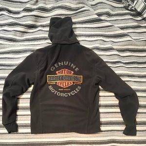 Harley-Davidson Fleece zip up with liner.